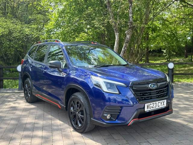 Subaru Forester 2.0i e-Boxer Sport 5dr Lineartronic Estate Petrol / Electric Hybrid Blue