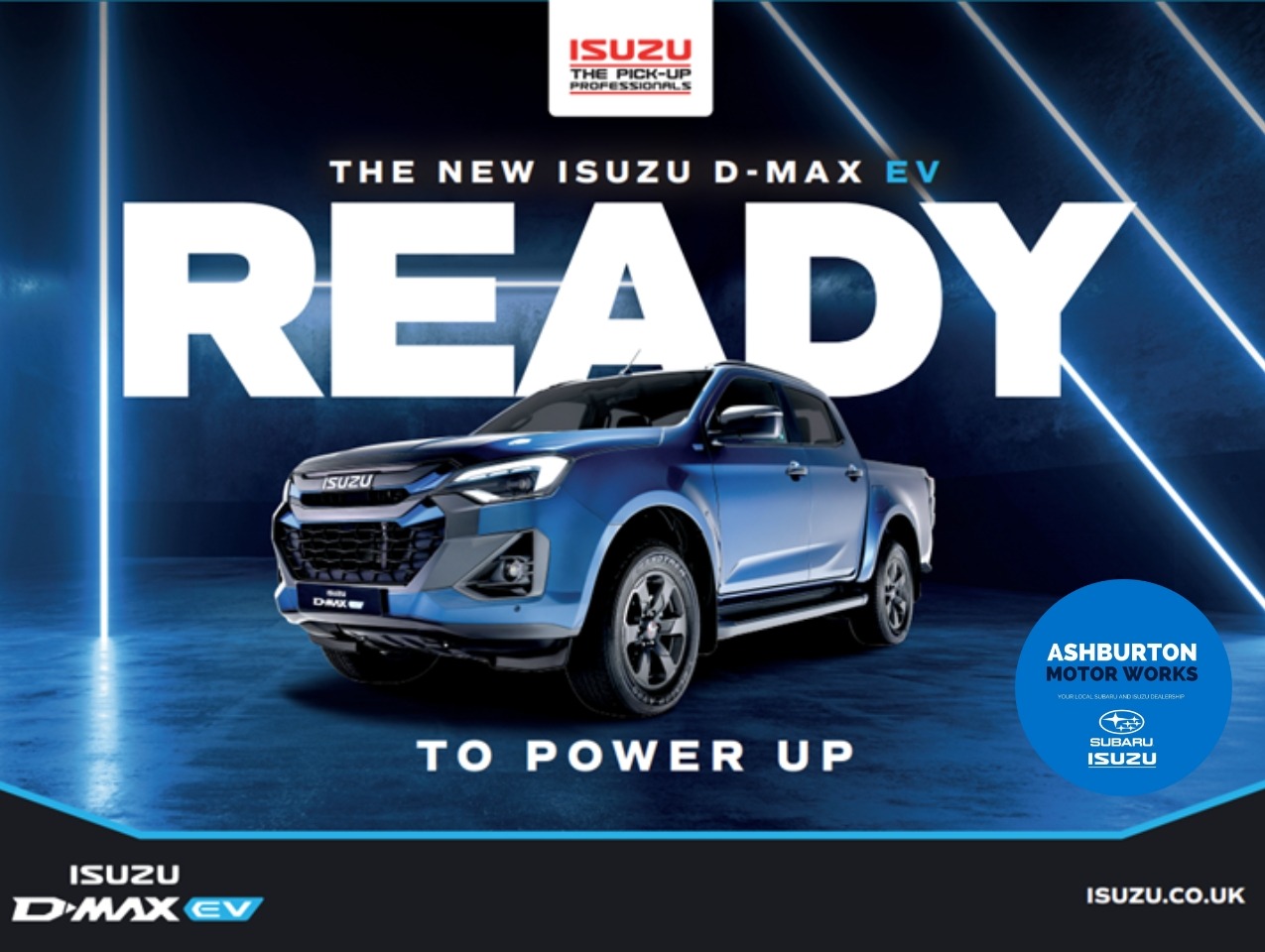 THE NEW ISUZU EV D-MAX RANGE